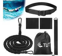 TUT Cinturón de Natación, 4-10M Cinturón de Natación para Piscina, Cinturón de Entrenamiento de Natación, Entrenador de Natación Ajustable para Adultos-Disfruta del Caluroso Verano en la Piscina