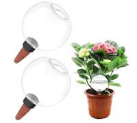 Tutamaz 2 bolas de riego, 500 ml de gran capacidad, selfs riego, riego automático de plantas, cebollas transparentes para habitaciones, balcones y plantas de jardín