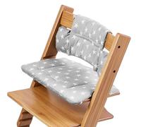 Tutamaz Cojín para Trona Tripp Trapp Stokke, Funda para Tronas de Bebe Antideslizantes Universal, Juego de Cojines Asiento y Respaldo 2 piezas, Fácil Limpieza, Suave y Cómodo, Funda de Repuesto