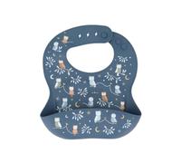 Tutete Babero de Silicona con Bolsillo Recogemigas y BPA Free | magical forest