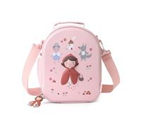 Tutete Bolsa Térmica Infantil 3D | Bolsa térmica ligera y resistente para el almuerzo | Con bolsillo lateral y correa ajustable | Ideal para colegio y excursiones | little red