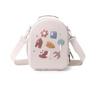 Tutete Bolsa Térmica Infantil 3D | Bolsa térmica ligera y resistente para el almuerzo | Con bolsillo lateral y correa ajustable | Ideal para colegio y excursiones | geometric nature
