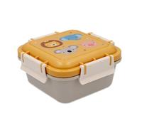 Tutete Fiambrera Infantil | Fiambrera escolar hermética | Apta para microondas y lavavajillas | Ideal para colegio, parque y picnic | Sin BPA | Cierre seguro | animal friends