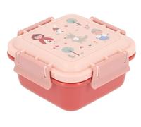 Tutete Fiambrera Infantil | Fiambrera escolar hermética | Apta para microondas y lavavajillas | Ideal para colegio, parque y picnic | Sin BPA | Cierre seguro | little red
