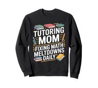 Tutoría de mamá arreglando fusiones matemáticas Diariamente Sudadera