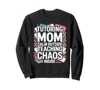 Tutoría Mamá Calma Fuera Enseñando Caos Dentro Sudadera
