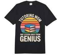 Tutoría Mamá Una Lección Lejos del Genio Comfort Colors Adult Heavyweight T-Shirt