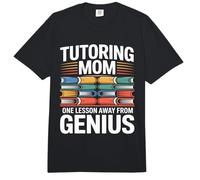 Tutoría Mamá Una Lección Lejos del Genio Comfort Colors Adult Heavyweight T-Shirt