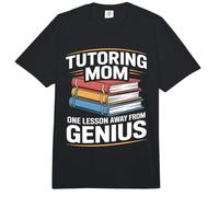Tutoría Mamá Una Lección Lejos del Genio Comfort Colors Adult Heavyweight T-Shirt