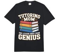Tutoría Mamá Una Lección Lejos del Genio Comfort Colors Adult Heavyweight T-Shirt
