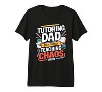Tutoría Papá Calma Fuera Enseñando Caos Dentro Camiseta Premium