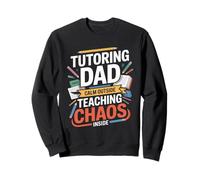 Tutoría Papá Calma Fuera Enseñando Caos Dentro Sudadera