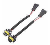 TuToy 2 Piezas 9006 A H11 H8 Faros Conector De Conversión Arnés De Cableado Enchufe Cable Cables Cables