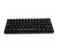 Tutoy 62 Claves Negro Blanco Blanco Gruesas Pbt ISO Keycaps Tapas De Teclas para Keyboad Mecánico - Negro
