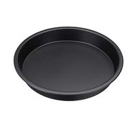 TuToy 8 Inch Non-Stick Pizza Pan Tray Plate Round Carbon Steel Fit For 4.2-6.8Qt Air Fryer - Negro
