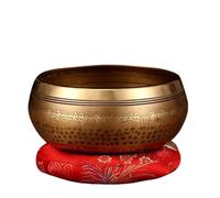 Tutoy Cuenco tibetano para meditación, yoga y curación con sonido, cuenco tibetano de bronce