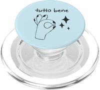 Tutto Bene - Cita del Gesto de la Mano Italiana Italia PopSockets PopGrip para MagSafe