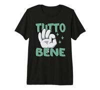 Tutto Bene - Cita Divertida del Gesto de la Mano Italiana Camiseta Premium