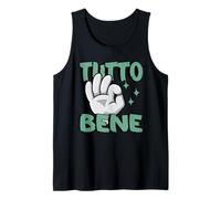 Tutto Bene - Cita Divertida del Gesto de la Mano Italiana Camiseta sin Mangas