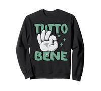 Tutto Bene - Cita Divertida del Gesto de la Mano Italiana Sudadera