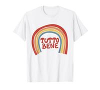 Tutto Bene - Gráfico de Arco Iris con Texto Italiano Camiseta