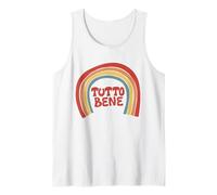 Tutto Bene - Gráfico de Arco Iris con Texto Italiano Camiseta sin Mangas