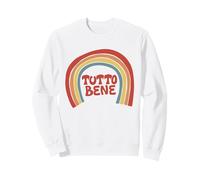 Tutto Bene - Gráfico de Arco Iris con Texto Italiano Sudadera