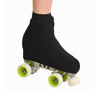 TuttoDanza - Cubrepatines de patinaje artístico, protección para patines de ruedas para niña y adulto, cubrepatines de patinaje sobre ruedas o de hielo - Made in Italy (negro, Medium 38/40)