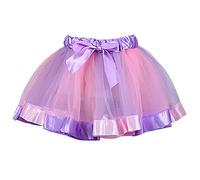 Tutu Arcoiris Mujer Adulta Ballet Cumpleaños Falda Tul Petticoat Disfraz Skirt Faldas Volantes Danza Bailarina Princesa Baile Disfraces para Señoritas Morado