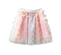 Tutu Baile Clásico Chica Falda Tul Vestido De Verano Descontratado Tutú De Manga Corta Ideal para Fiestas Y Juegos Cintura Elastica Cómodo