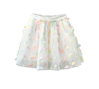 Tutu Baile Clásico Chica Falda Tul Vestido De Verano Descontratado Tutú De Manga Corta Ideal para Fiestas Y Juegos Cintura Elastica Cómodo