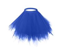 Tutu Mujer Vestido Lentejuelas Mujer Midi Adulto Minifalda Brillo Brillante Disfraz Para Ballet Irregular Talla Grande Navidad Steampunk Para Carnaval Semana Santa Fiesta Halloween 2#azul One Size