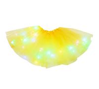 Tutu Niña Tutú Falda Tul Brillante Tutu Ballet Brillo Cumpleaños Tutus Para Niñas Disfraz Tutu Skirt Princess Tutu Bailarina Danza Tutús Faldas Volantes Tul Disfraces Tutu Princesa Fiesta Amarillo