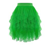Tutu Skirts for Women Adult Classic Elastic 4 Layered Tulle Frilly Skirt Ladies 80s Fancy Dress Ladies Girls Fashion Costume for Dress-up Outfit Party Dance Dresses