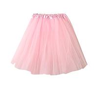 Tutu Skirts for Women Mini Tulle Skirt Women's Adult Classic Frilly Elastic 3 Layered 80s Fancy Dress Ladies Girls Dance Costume for Dress-up Outfit Party Dance Dresses