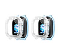 TUTUO [2 Pezzi Compatible con IMOO Watch Phone Z1 Funda, Carcasa Suave HD TPU Protector, Anti-Arañazos, Anti-caída Case Cover Protectora Película - Transparente