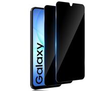 TUTUO Paquete de 2 protectores de pantalla de privacidad compatibles con Samsung Galaxy A17 4G/5G/Galaxy A16 4G/5G, vidrio templado antiespía, película antiespía, ultra resistente, compatible con
