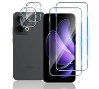 TUTUO Protector de Pantalla Compatible con OPPO Reno 13 5G, [2+2 Piezas] 3D Cristal Templado + Protector de Lente de Cámara, Sin Burbujas, Antiarañazos, 9H Dureza 3D Vidrio Templado
