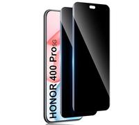 TUTUO Protector de pantalla de privacidad compatible con Honor 400 Pro, paquete de 2 unidades, vidrio templado antiespía, película antiespía 9H HD, ultra resistente, compatible con fundas