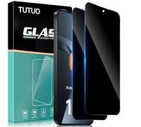 TUTUO Protector de pantalla de privacidad para Xiaomi 17T Pro 5G, paquete de 2 protectores de pantalla de vidrio templado 9H, antiarañazos, ultra resistente, sin burbujas, película protectora