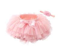 Tutus Blancos, Falda Tutú para NiñAs, NiñA PequeñA, Tutú De Malla, Falda De Princesa con, Diadema (M)