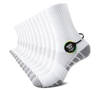 TUUHAW Calcetines Deporte Hombre Blancos Invierno Calcetines Hombre para Running Ciclismo Trekking Padel Baloncesto Tenis 43-46,12 Pares
