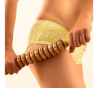 Tuuli Accessories Anti Celulitis Masajeador de Disco Rodillo Aparato Anticelulítico para Masaje del Cuerpo Maderoterapia Madera