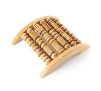 Tuuli Accessories Masajeador de Pies Rodillo Aparato para Masaje Madera Fascitis Plantar 29x24,5 cm