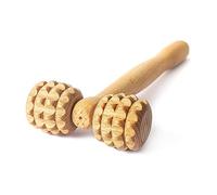 Tuuli Accessories Masajeador Facial Cabeza Rodillo Aparato Anticelulítico para Masaje Maderoterapia Madera