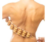 Tuuli Accessories Rodillo Masajeador de Espalda Aparato para Masaje Madera 120 cm (40 x 7 cm Superficie de Rodadura)