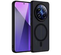 TUUTPU Funda Magnética para Realme 12 Pro 5G/12 Pro Plus 5G con Magnet, Carcasa Translúcido Mate Trasera PC Militar TPU Silicona AntiChoques Caso Ultra Delgado Fina Protección, Negro
