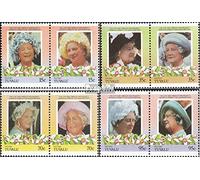Tuvalu-Niutao 57-64 parejas (completa.edición.) nuevo con goma original ** MNH 1985 Reina Madre Elisabeth (sellos para los coleccionistas) Familia real británica (Diana, Charles, Elisabeth...)