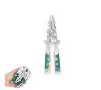 Tuvilo Electrical Pliers, 2025 New Folding Stylus Screwdriver Wire Stripper Built-In Voltage Tester Screwdriver for Cutting and Pulling Wires Cable (1pcs)