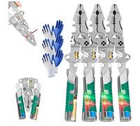 Tuvilo Electrical Pliers, 2025 New Upgrade Folding Stylus Screwdriver Wire Stripper, One Piece Has 14 Functions, for Cutting and Pulling Wires Cable Scissors, Voltage Tester (3 unidades)
